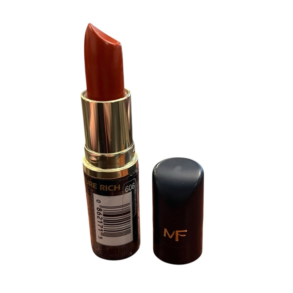 Max Factor Lip Color Moisture Rich Perle Lipstick #606 Peach Flambe‎ NEW